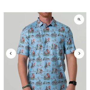 BURLEBO Cowboy Up Performance Polo